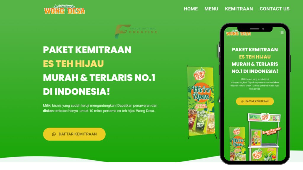 Portopolio Jasa Pembuatan Website Kemitraan Franchise Murah 2024